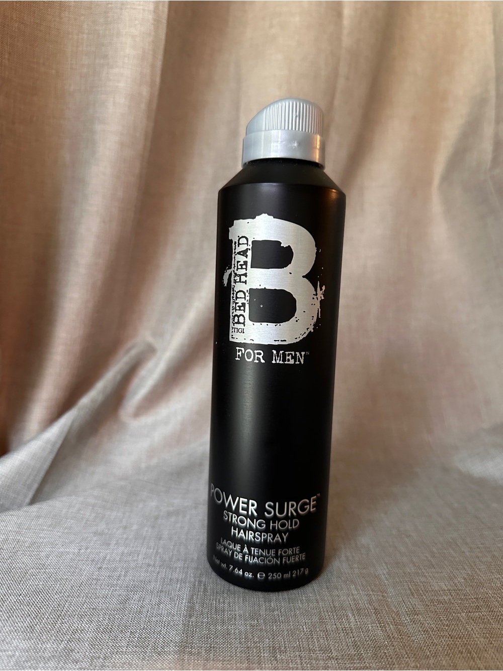 TIGI Bed Head for men Power Surge strong hold hair spray bedhead